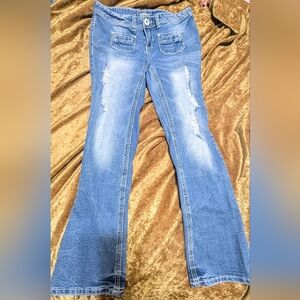 Classic Blue Flare Jeans